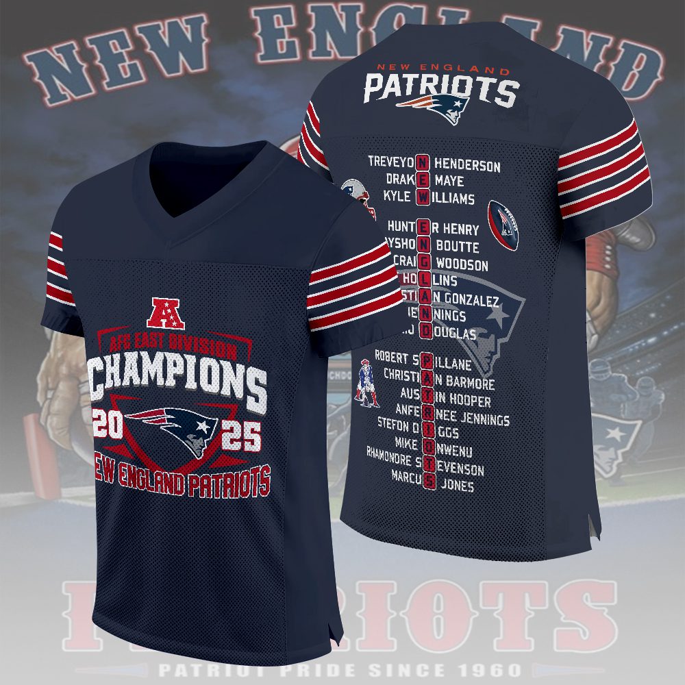 New-England-Patriots-3D-Football-Jersey New England Patriots 3D Football Jersey