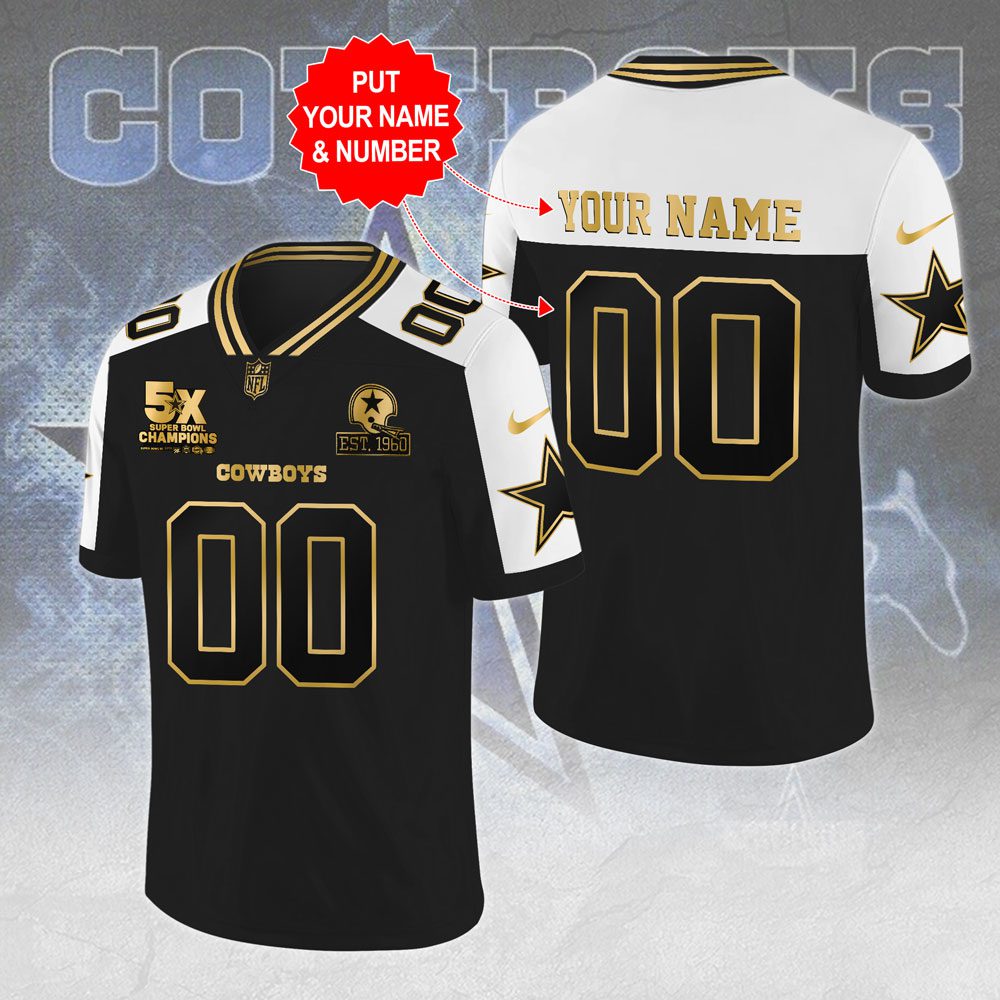 Personalized-Dallas-Cowboys-3D-Football-Jersey Personalized Dallas Cowboys 3D Football Jersey