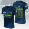 Seattle Seahawks 2025 NFC Champions 3D Football Jersey