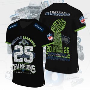 Seattle Seahawks 3D Football Jersey