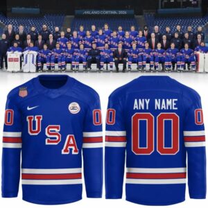 USA Men's Hockey 2026 Winter Olympics Gold Medal Limited Edition Jersey CHAMP20286