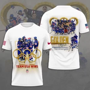 USA Men's Hockey 2026 Winter Olympics Gold Medal Limited Edition Shirt CHAMP20270
