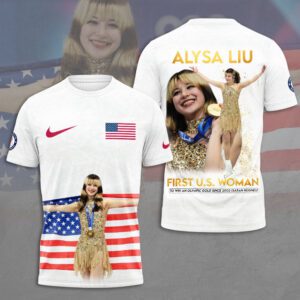 Alysa Liu Olympic Winter Games 2026 Unisex Performance T-Shirt SPM1193