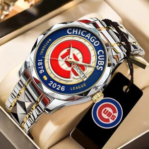 Chicago Cubs 150th Anniversary Alloy Luxury Quartz Watch SPM1044