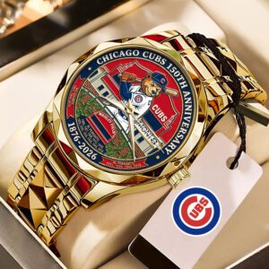 Chicago Cubs 150th Anniversary Alloy Luxury Quartz Watch SPM1108