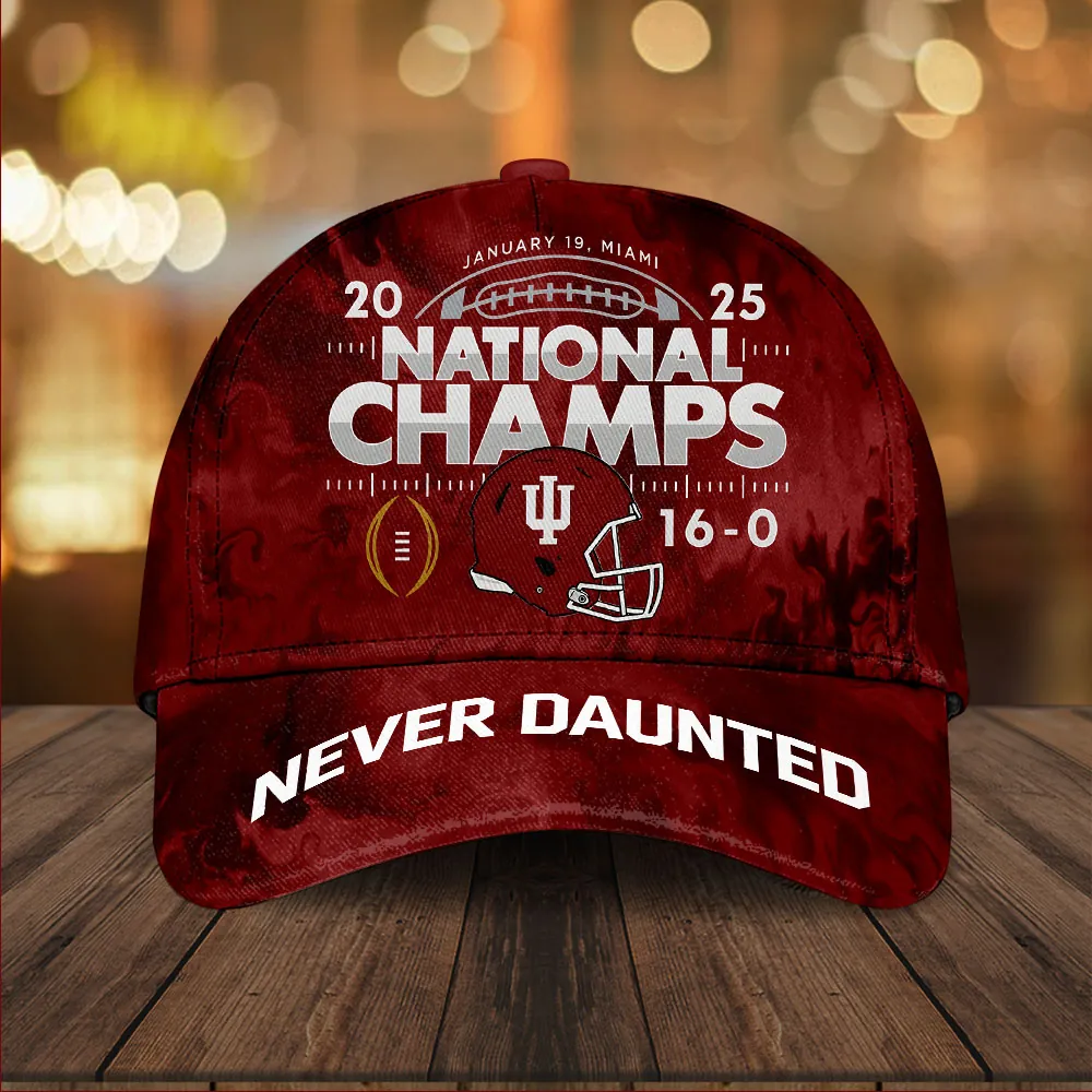 Indiana Hoosiers Football 2025 National Champions Classic Cap SPM1088