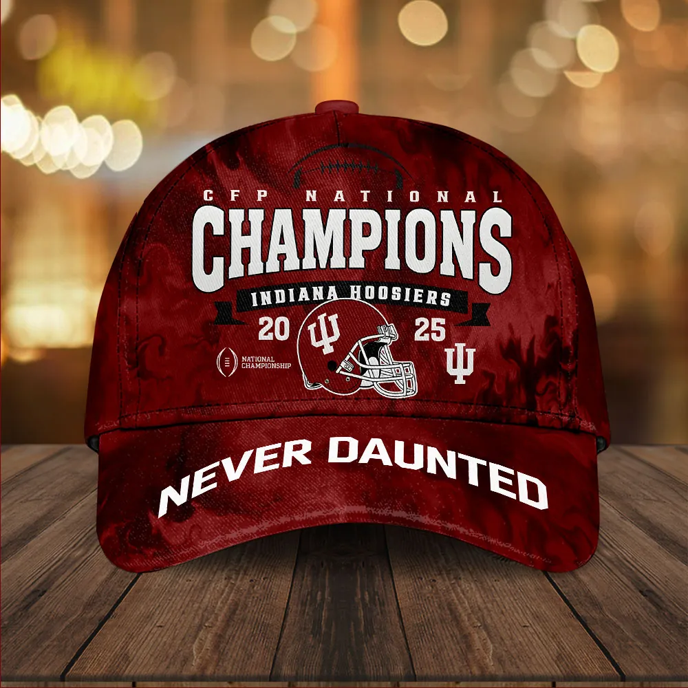 Indiana Hoosiers Football 2025 National Champions Classic Cap SPM1100