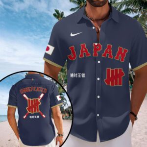 Japan Baseball 2026 Short Sleeve Button-Down Shirt Hawaiian Shirt SPM1058