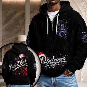 Los Angeles Dodgers 3D Unisex Waffle Hoodie UWH1026