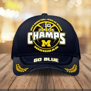 Michigan Wolverines Men's Basketball 2026 Big Ten Champions Classic Cap SPM1091