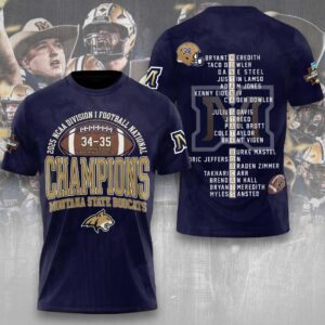 Montana State Bobcats Football 2025 National Champions Unisex Performance T-Shirt SPM1163