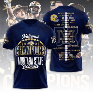 Montana State Bobcats Football 2025 National Champions Unisex Performance T-Shirt SPM1164