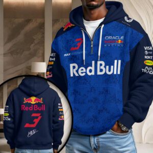 Red Bull Racing x Max Verstappen 3D Unisex Waffle Hoodie UWH1005