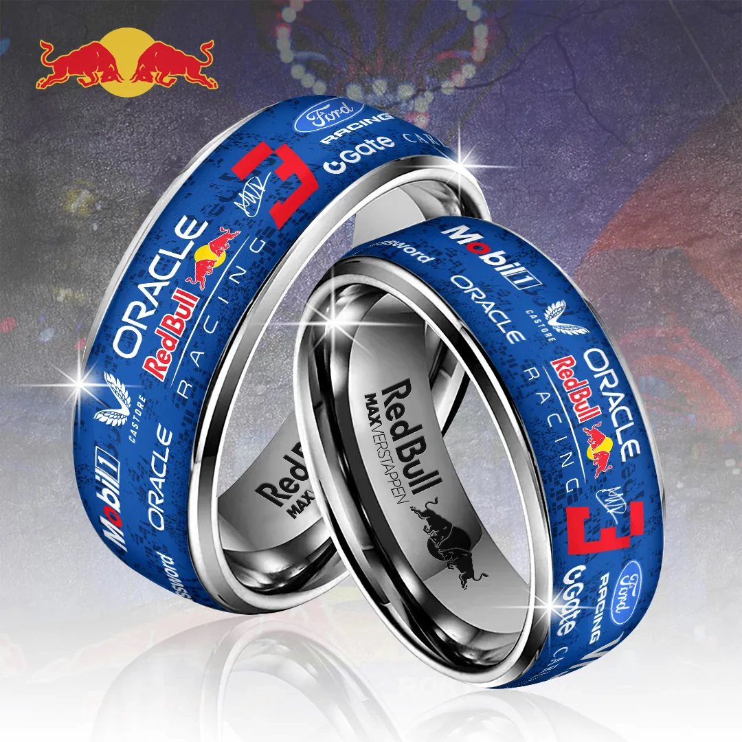 Red Bull Racing x Max Verstappen Custom Alloy Ring SPM1068