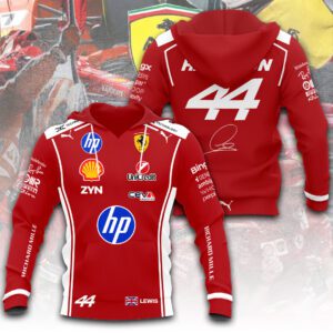 Scuderia Ferrari F1 Team x Lewis Hamilton 2026 3D Hoodie SPM1231