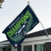 Seattle Seahawks 2025 Super Bowl LX Champions 3D Outdoor Flag SPM1147