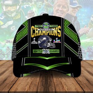 Seattle Seahawks 2025 Super Bowl LX Champions Classic Cap SPM1022