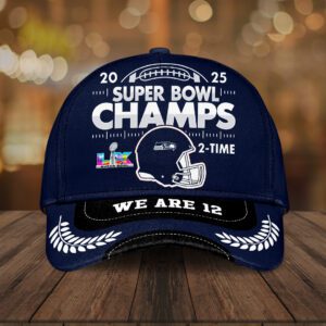 Seattle Seahawks 2025 Super Bowl LX Champions Classic Cap SPM1102