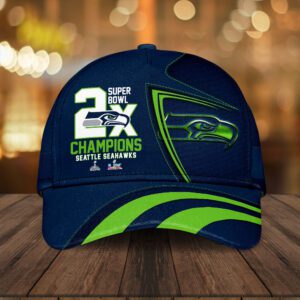 Seattle Seahawks 2025 Super Bowl LX Champions Classic Cap SPM1118