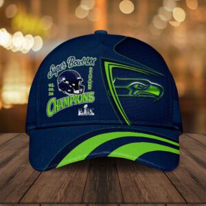 Seattle Seahawks 2025 Super Bowl LX Champions Classic Cap SPM1126