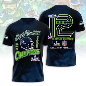 Seattle Seahawks 2025 Super Bowl LX Champions Unisex Performance T-Shirt SPM1174