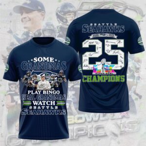 Seattle Seahawks 2025 Super Bowl LX Champions Unisex Performance T-Shirt SPM1183