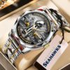 Seattle Seahawks Super Bowl LX Champions Alloy Luxury Quartz Watch SPM1087