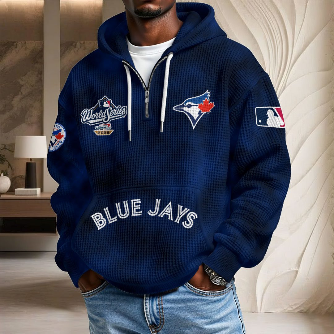 Toronto-Blue-Jays-2025-American-League-Champions-3D-Unisex-Waffle-Hoodie-UWH1049-1