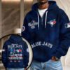 Toronto Blue Jays 2025 American League Champions 3D Unisex Waffle Hoodie UWH1051