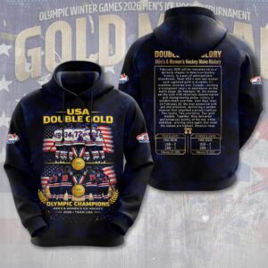 USA Hockey Olympic Champions 2026 3D 3D Hoodie SPM1262