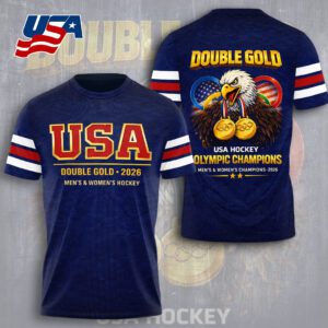 USA Hockey Olympic Champions 2026 Unisex Performance T-Shirt SPM1169