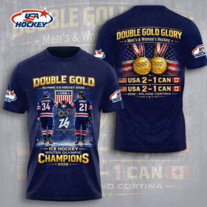 USA Hockey Olympic Champions 2026 Unisex Performance T-Shirt SPM1173