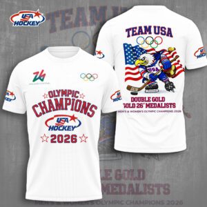 USA Hockey Olympic Champions 2026 Unisex Performance T-Shirt SPM1175